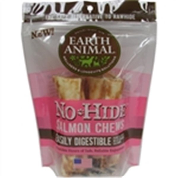 Earth Animal 4 in No Hide Salmon Chews Dog Treats 2PK 853965006040